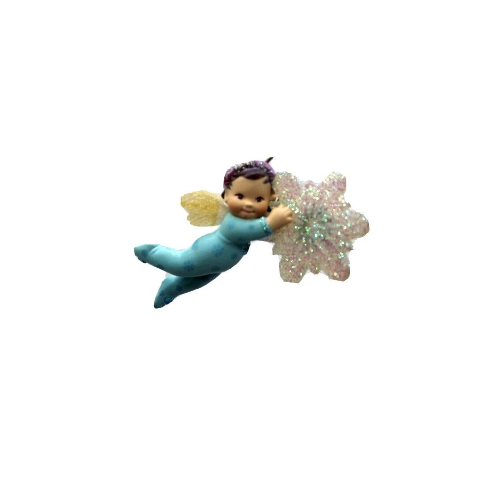 Vtg Holiday Hallmark Keepsake 2002 Baby Estrella Frostlight Faeries Collection